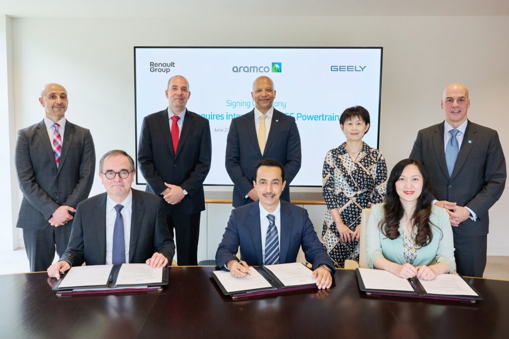 Aramco Renault Group Geely